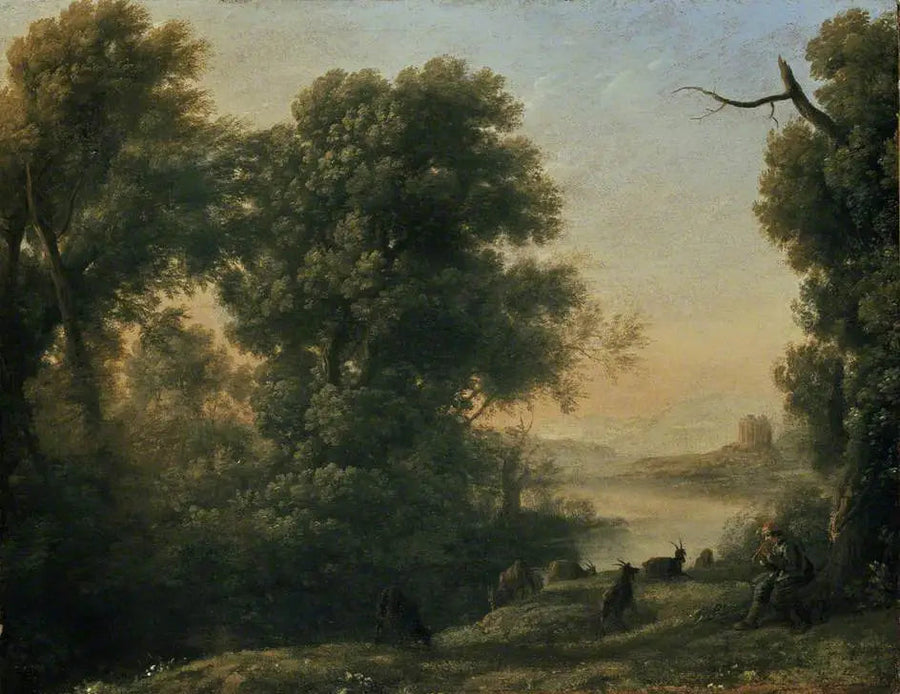 Landskab med en hyrde - Claude Lorrain