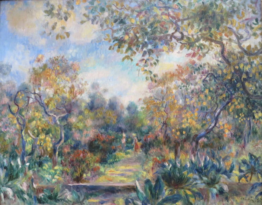 Landskab ved Beaulieu - Pierre-Auguste Renoir