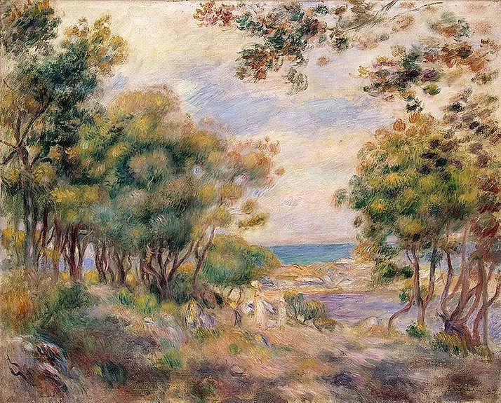 Landskab ved Beaulieu - Pierre-Auguste Renoir