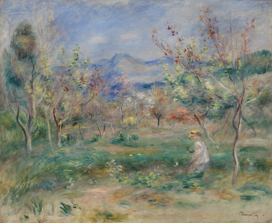 Landskab - Pierre-Auguste Renoir