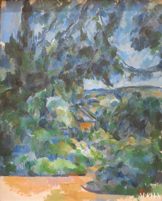 Paysage bleu - Paul Cézanne - Reproductions de tableaux et peintures haut de gamme