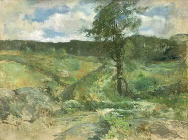 Landskab, Branchville - John Henry Twachtman