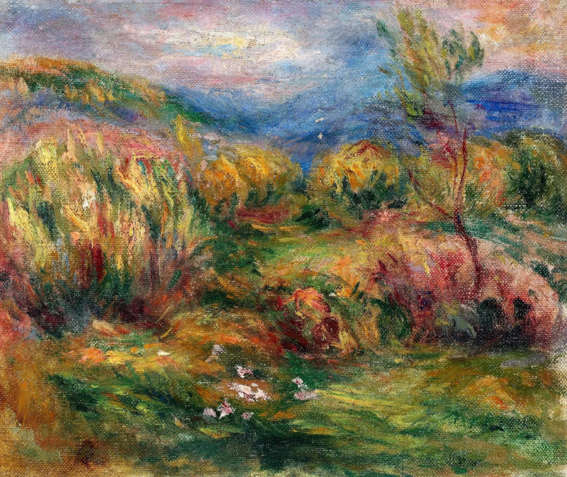 Landskab fra Cagnes-sur-Mer - Pierre-Auguste Renoir