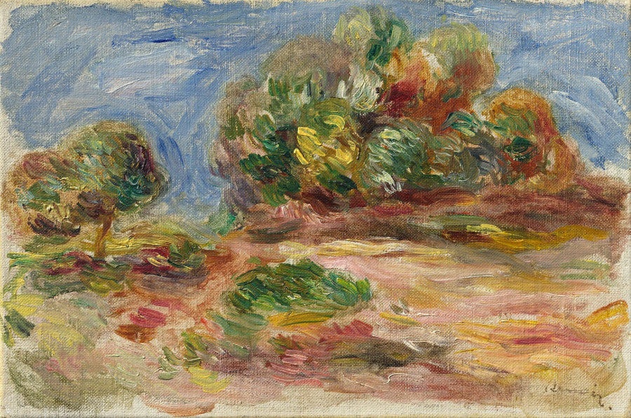 Cagnes Landskab - Pierre-Auguste Renoir