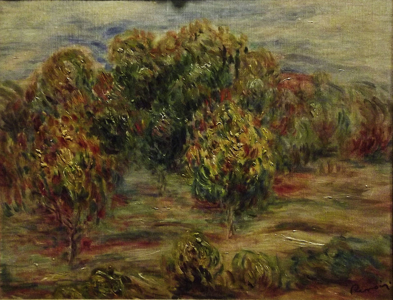 Landskab nær Cagnes - Pierre-Auguste Renoir