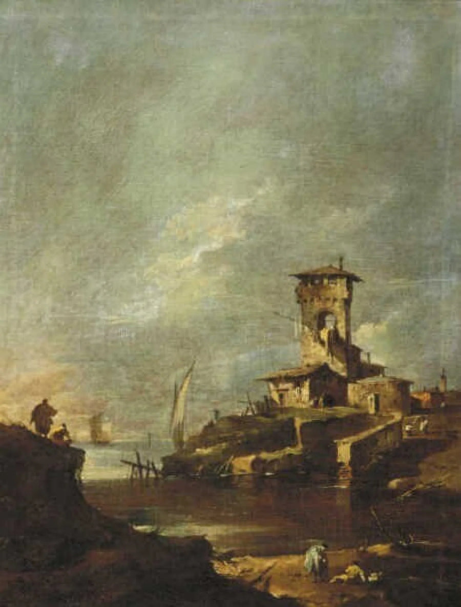 Landskab-Kapriccio - Francesco Guardi