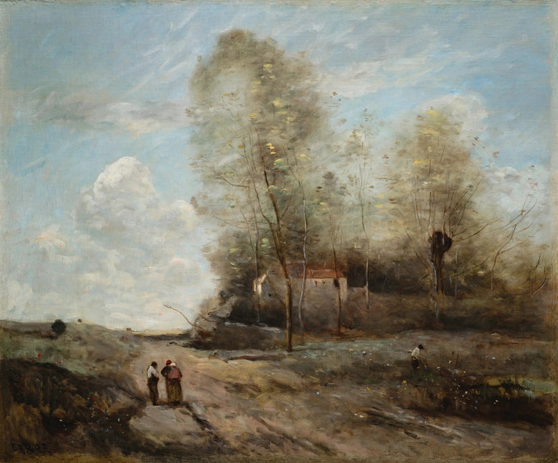 Landskabslandskab - Jean-Baptiste Camille Corot