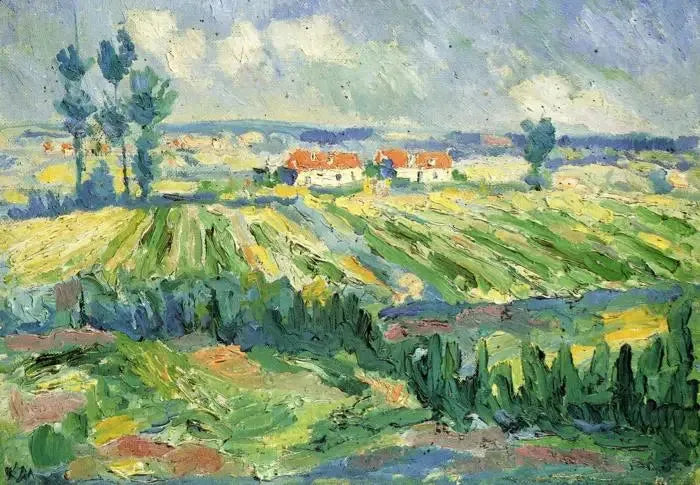 Landskab, marker - Kazimir Malevich