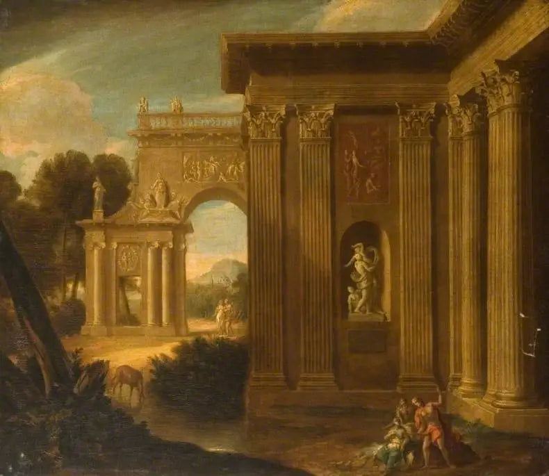 Klassisk landskab - Giovanni Paolo Panini