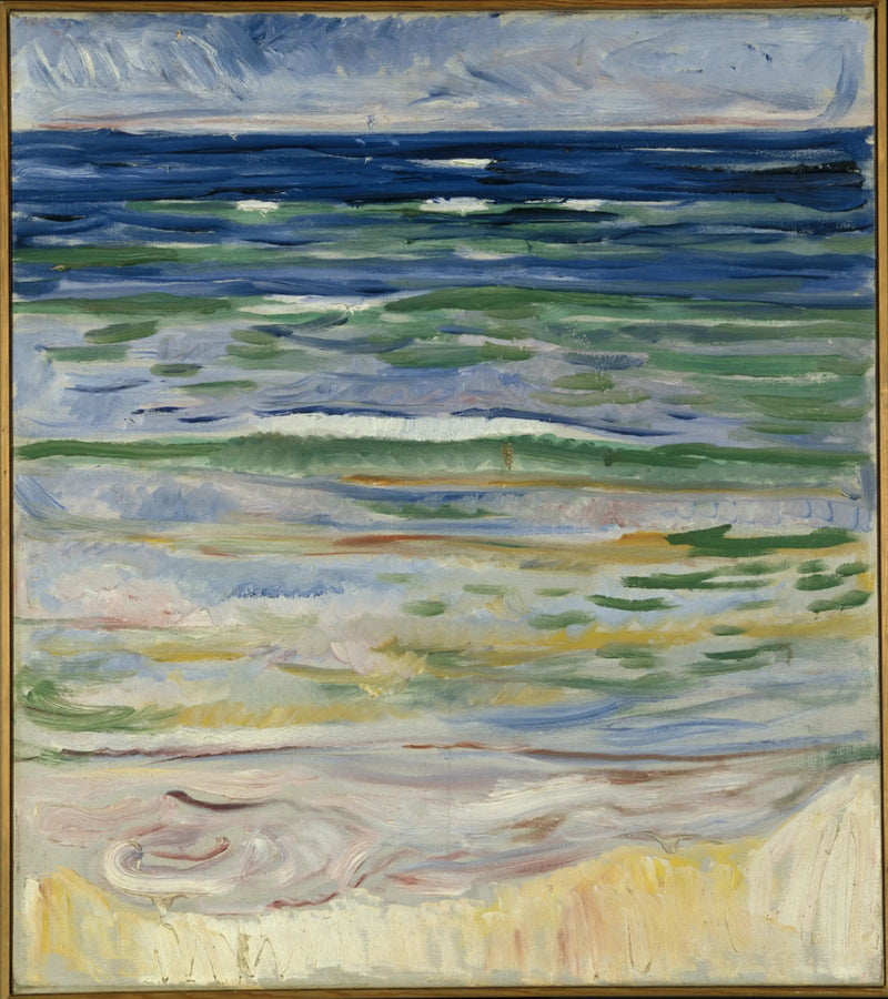 Kystlandskab fra Warnemünde - Edvard Munch
