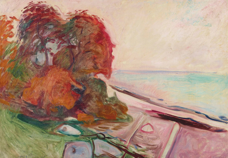 Kystlandskab - Edvard Munch
