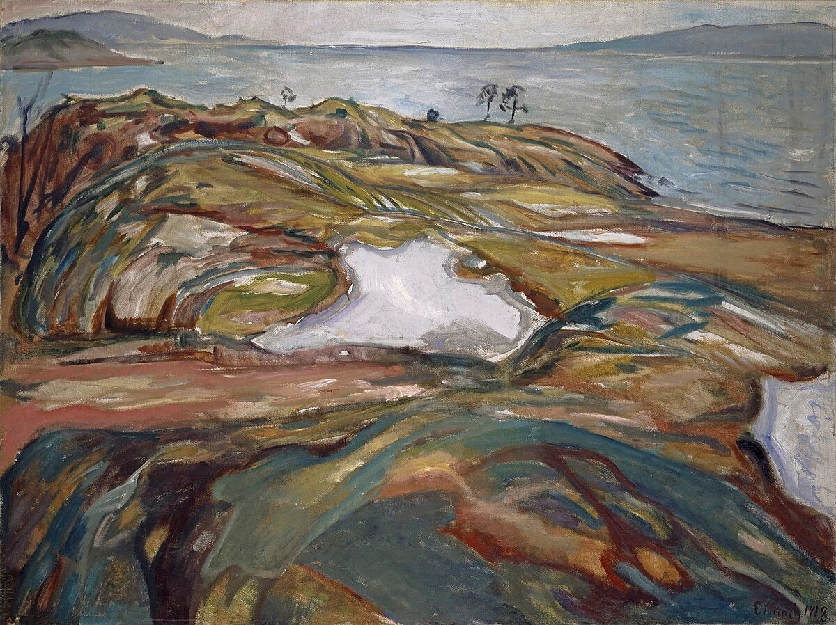Kystlandskab - Edvard Munch