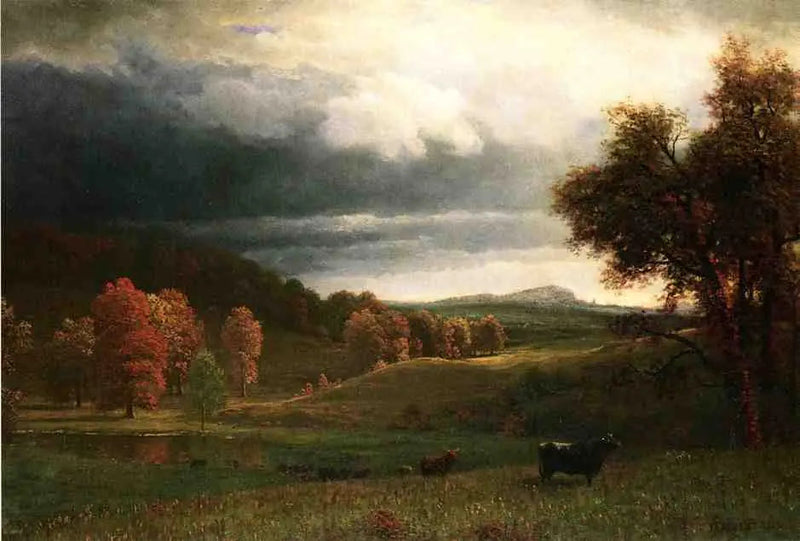 Efterårsmotiv, Les Catskills - Albert Bierstadt