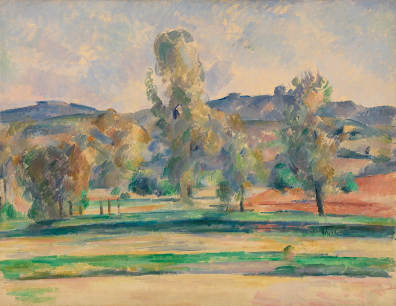 Efterårlandskab - Paul Cézanne