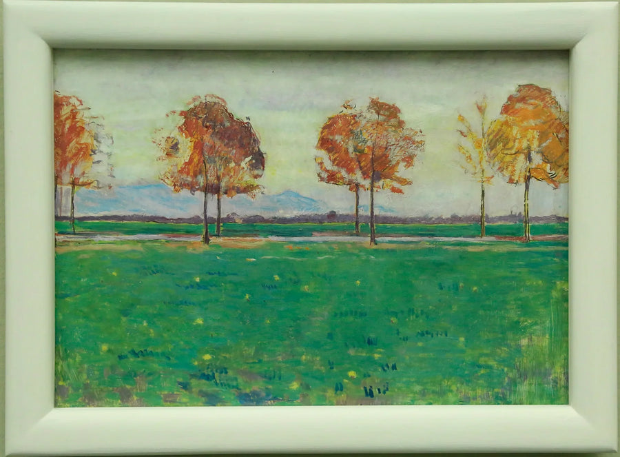 Paysage d'automne près de Soleure - Ferdinand Hodler image 1 reproduction de peinture à l’huile