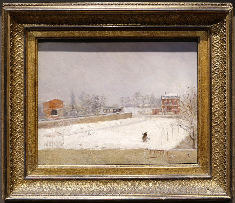 Vinterlandskab - Giuseppe De Nittis