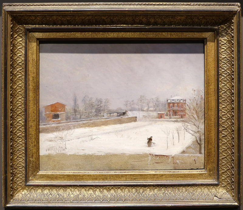 Vinterlandskab - Giuseppe De Nittis