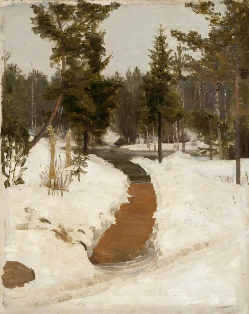 Vinterlandskab - Ilya Repin