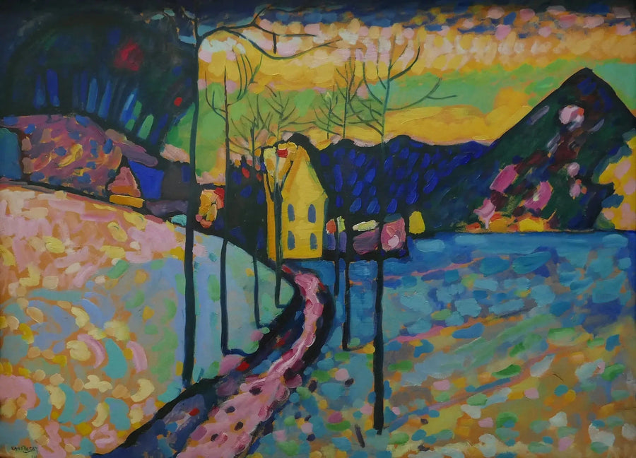 Vinterlandskab - Vassily Kandinsky