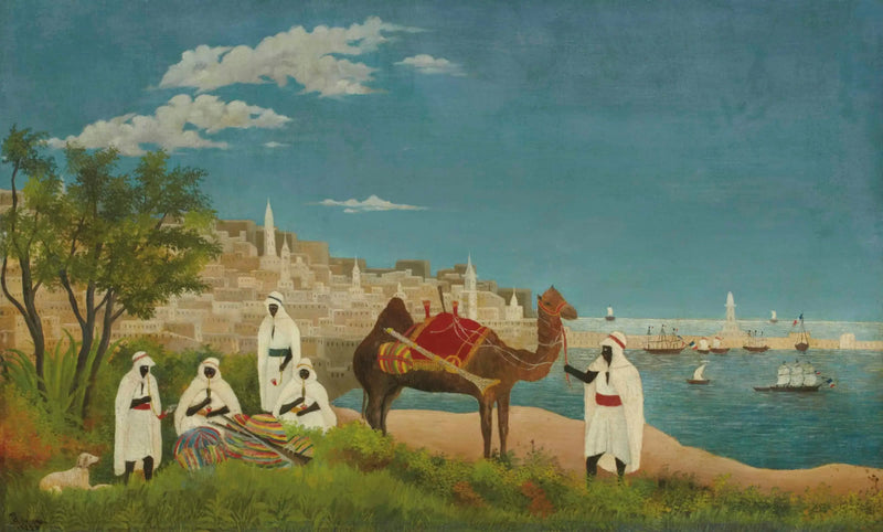 Landskab af Alger - Henri Rousseau