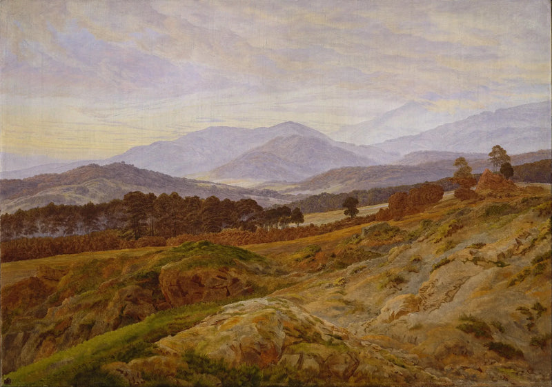 Landskab i Kæmpebjergene - Caspar David Friedrich