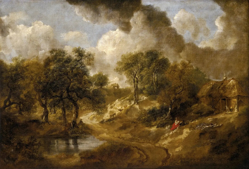 Landskab i Suffolk - Thomas Gainsborough