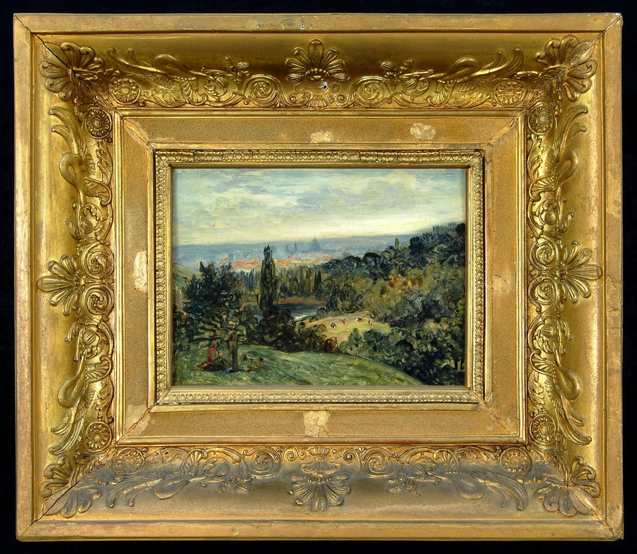 Landskab i nærheden af Paris - Ary Scheffer