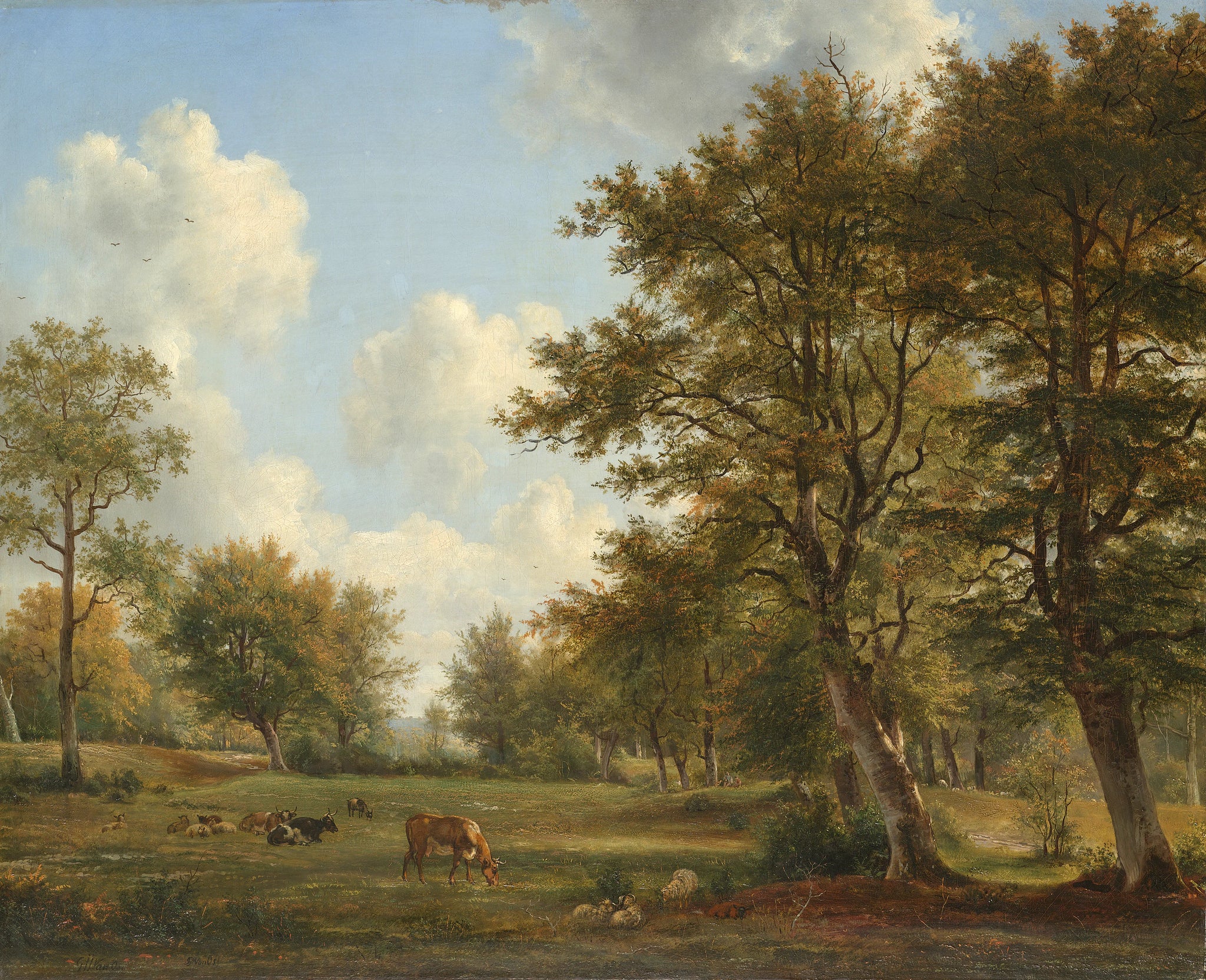 Paysage dans la région d'Hilversum - George Jacobus Johannes van Os