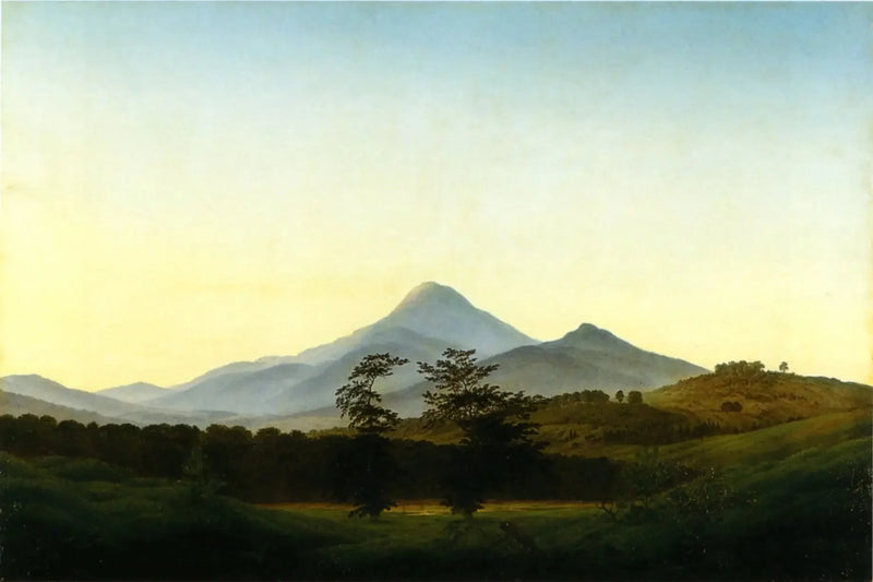 Bøhmisk Landskab - Caspar David Friedrich