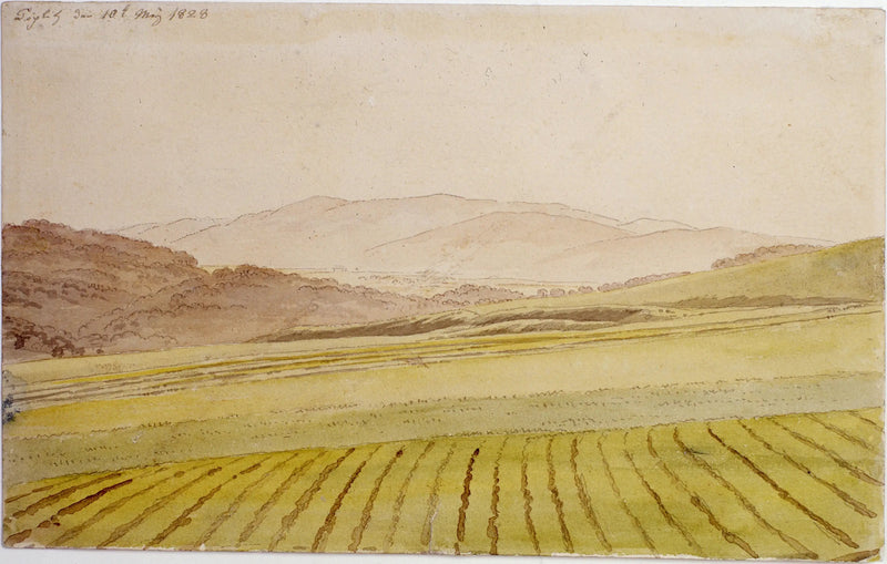 Bøhmisk Landskab - Caspar David Friedrich