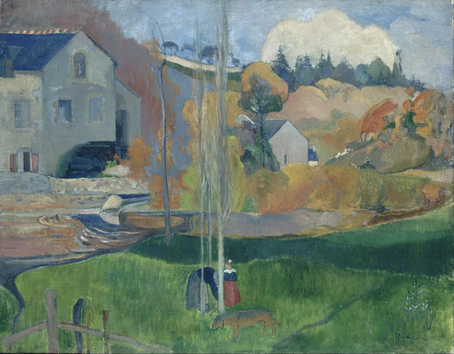 Bretagne Landskab. Møllen David - Paul Gauguin