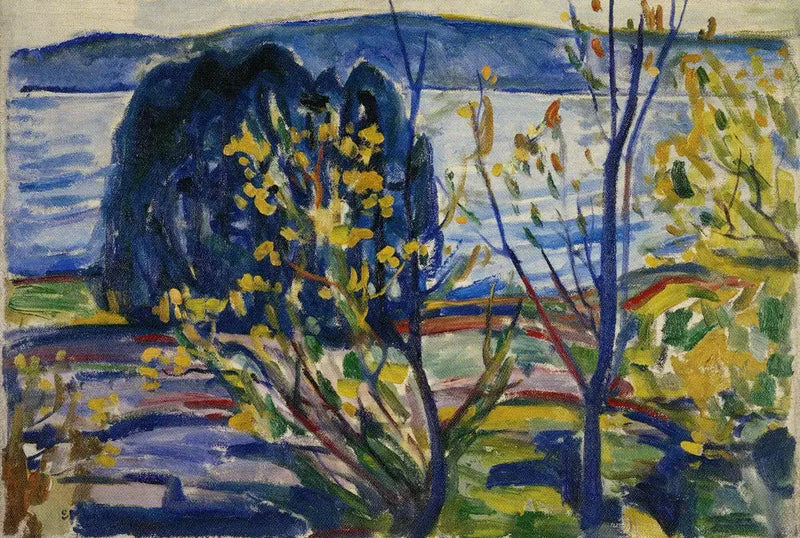 Fjordlandskab - Edvard Munch