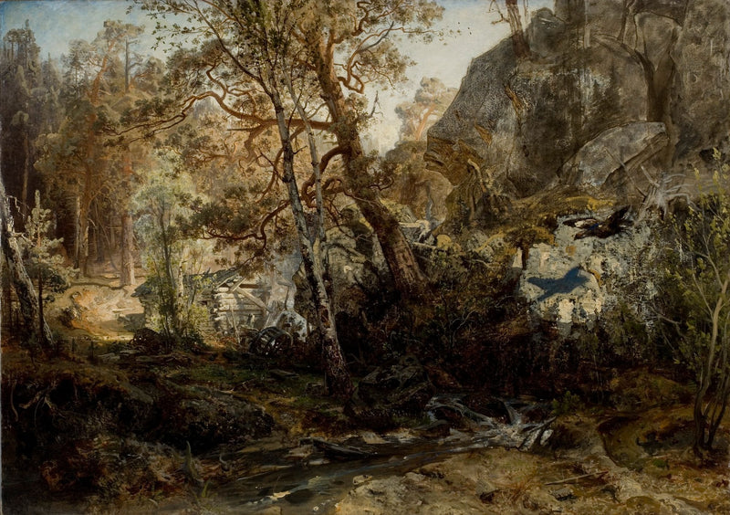 Paysage de forêt finlandaise - Werner Holmberg