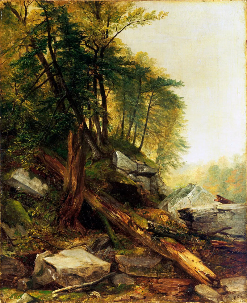Kaaterskill Landskab - Asher Brown Durand