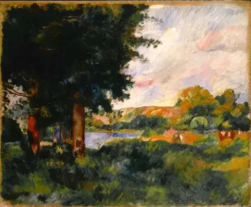 Landskab fra Île-de-France - Pierre-Auguste Renoir