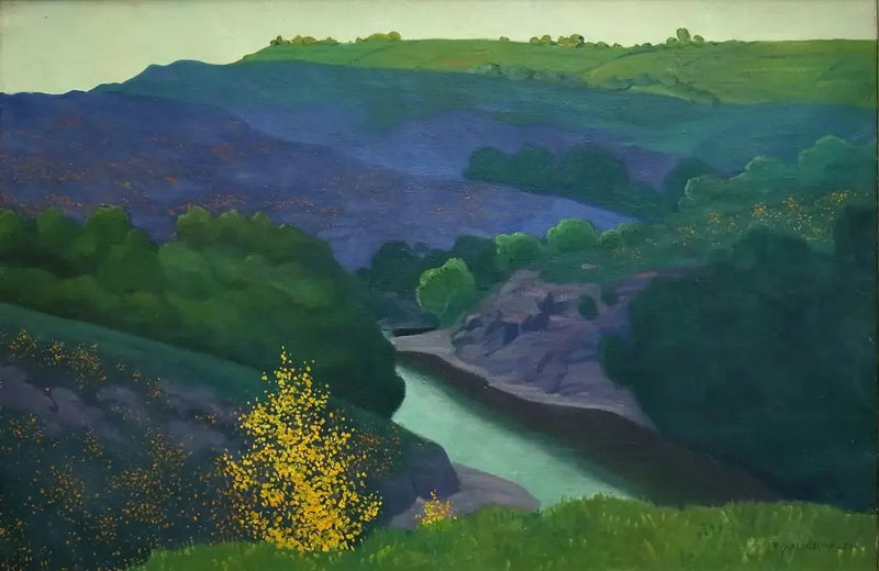Landskab af Creuse - Félix Vallotton
