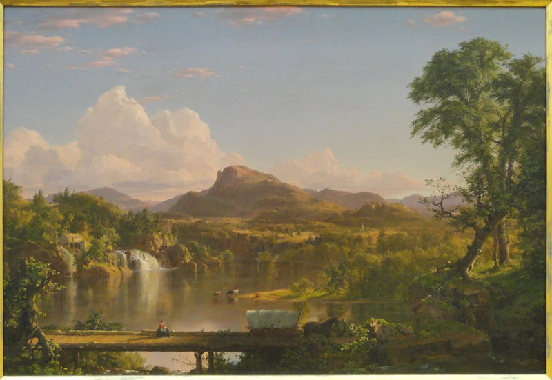 Landskab fra New England - Frederic Edwin Church
