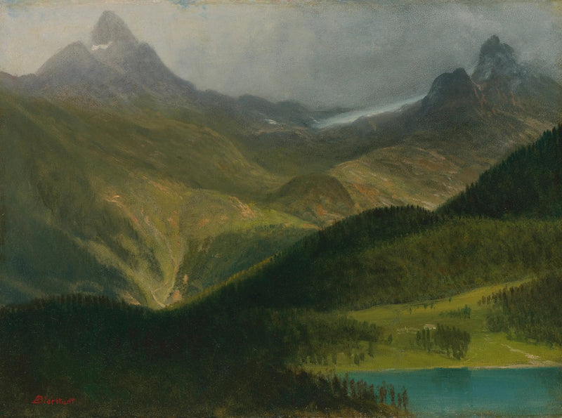 Bjerglandskab - Albert Bierstadt