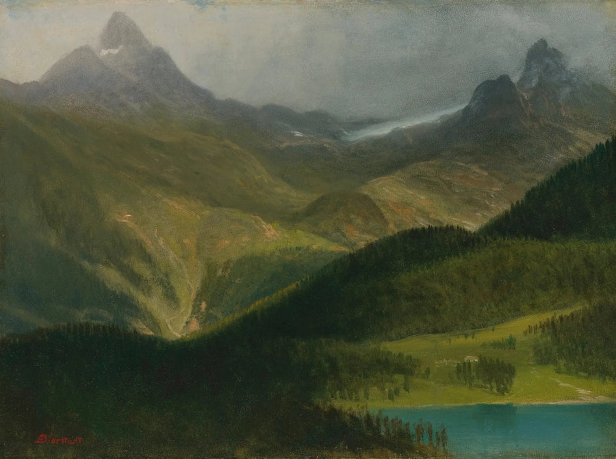 Bjerglandskab - Albert Bierstadt
