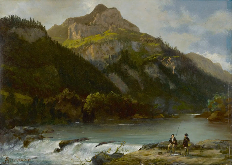 Bjerglandskab - Albert Bierstadt