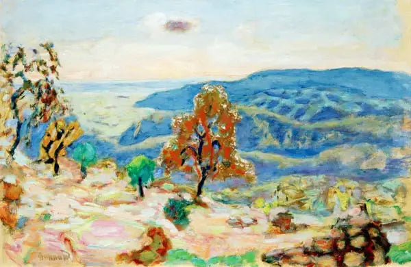 Bjerglandskab - Pierre Bonnard