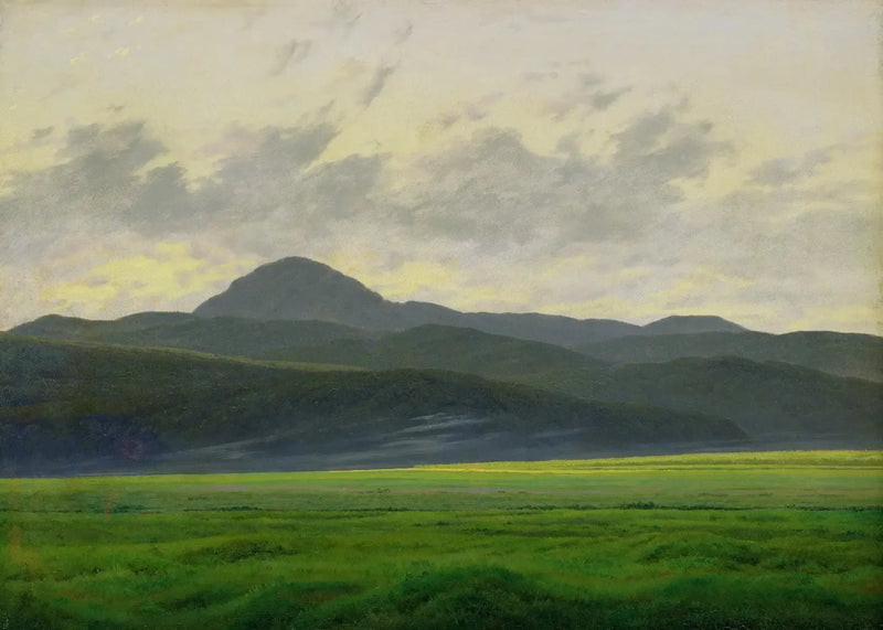 Bjerglandskab i Böhmen - Caspar David Friedrich