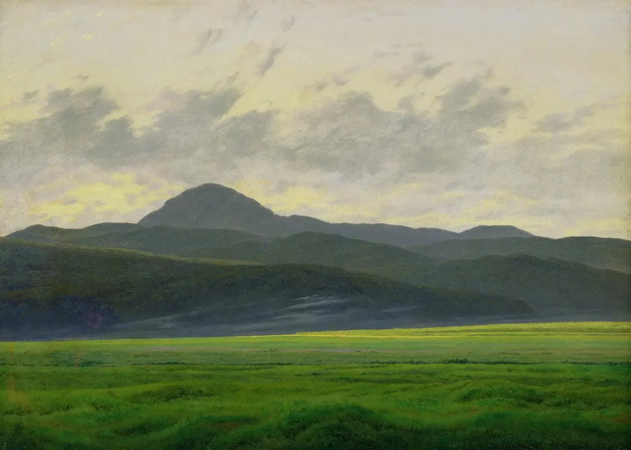 Bjerglandskab i Böhmen - Caspar David Friedrich
