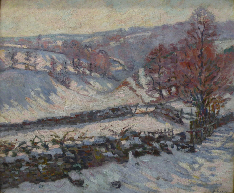 Sne Landskab ved Crozant - Armand Guillaumin
