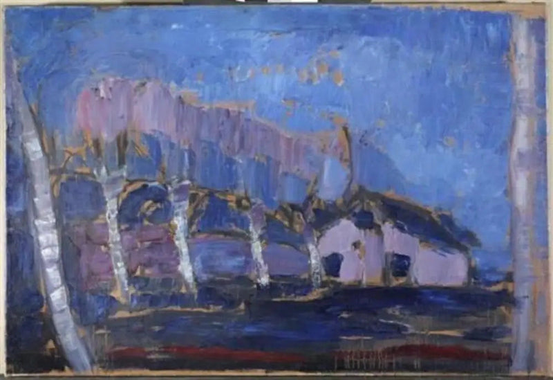 Nattens landskab II - Piet Mondrian