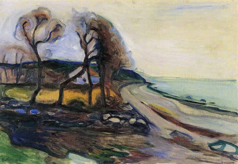 Strandlandskab - Edvard Munch