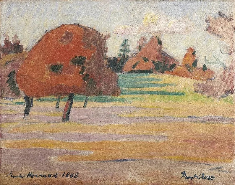 Pont-Aven Landskab - Émile Bernard