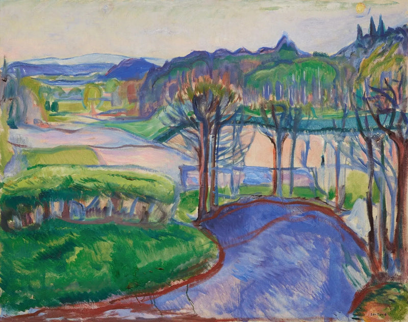Forårslandskab - Edvard Munch