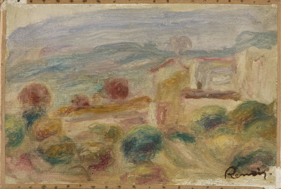 Provence Landskab - Pierre-Auguste Renoir