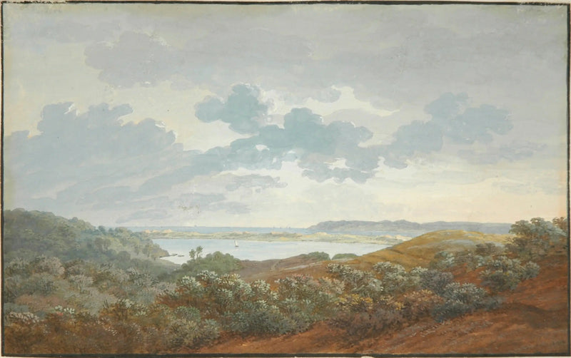 Rügen Landskab med bugt - Caspar David Friedrich